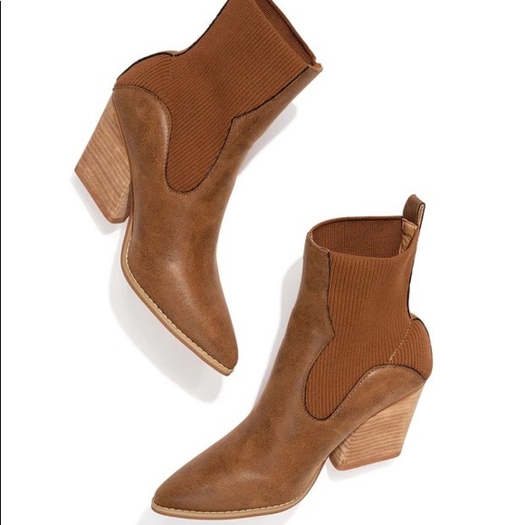 Jocelyn heeled bootie - brown - Picture 5 of 5